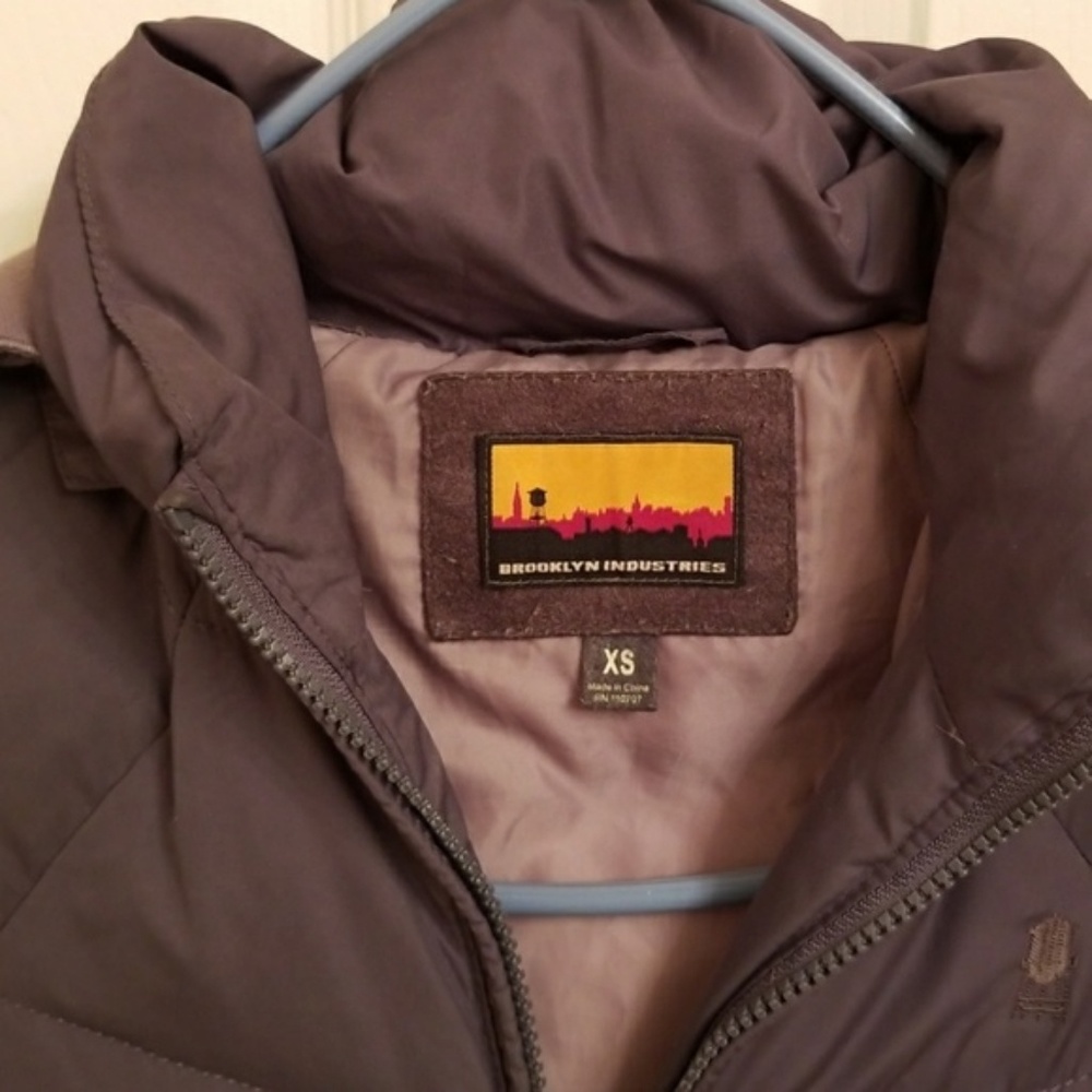 Fjord model Grey Brooklyn Industries down coat  XS
